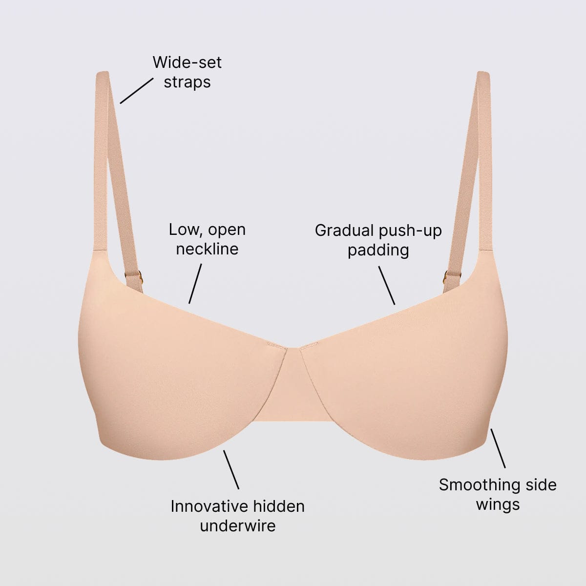 Cameo Balconette Lift Up Bra Buff