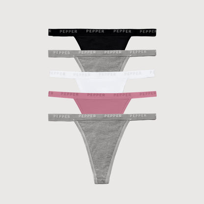 Supima® Cotton String Thong 5 Pack