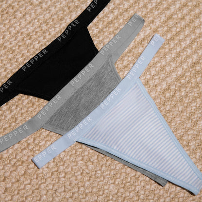 Supima® Cotton String Thong 3 Pack