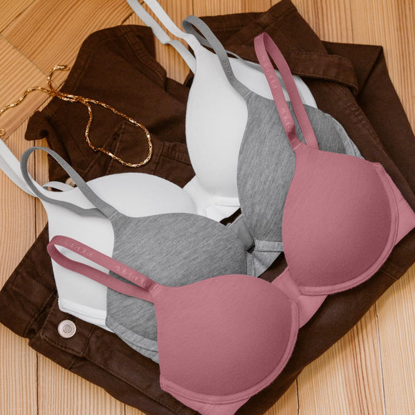 Supima® Cotton Lift Up Bra Lilas