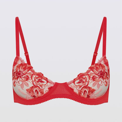 Embroidery Unlined Demi Bra Cherie Embroidery