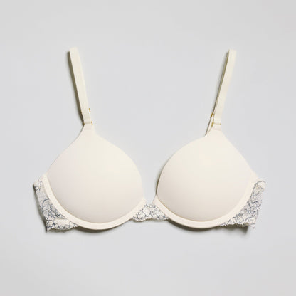 Smooth Lace Lift Up Bra Ecru Two-Tone