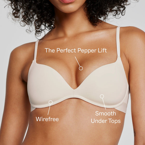 Zero-G Wirefree Lift Up Bra Sand